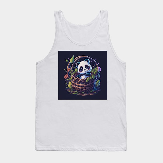 Baby Panda Tank Top by Fanbros_art